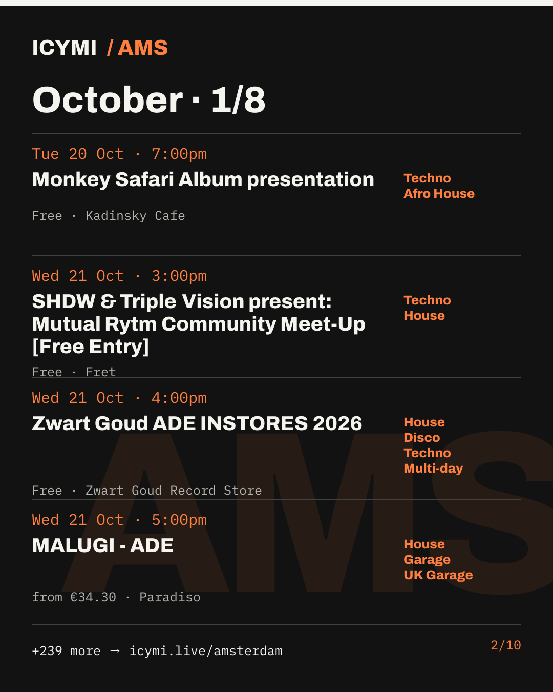 October · 1/8 — image 2 of 10