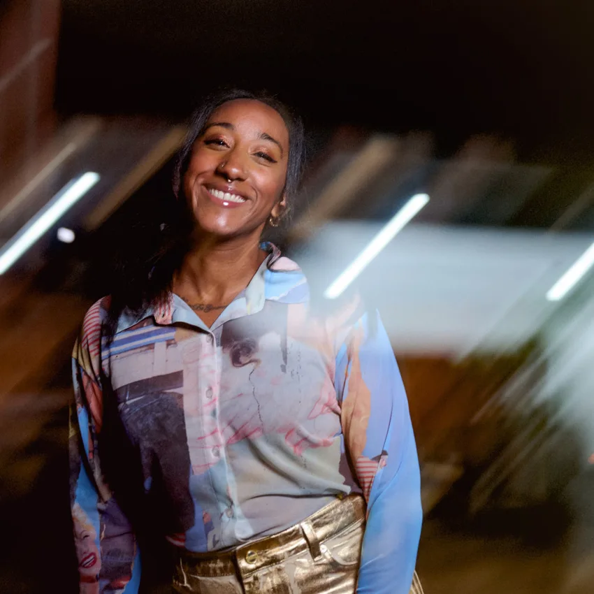 Jamz Supernova smiling for a promotional portrait