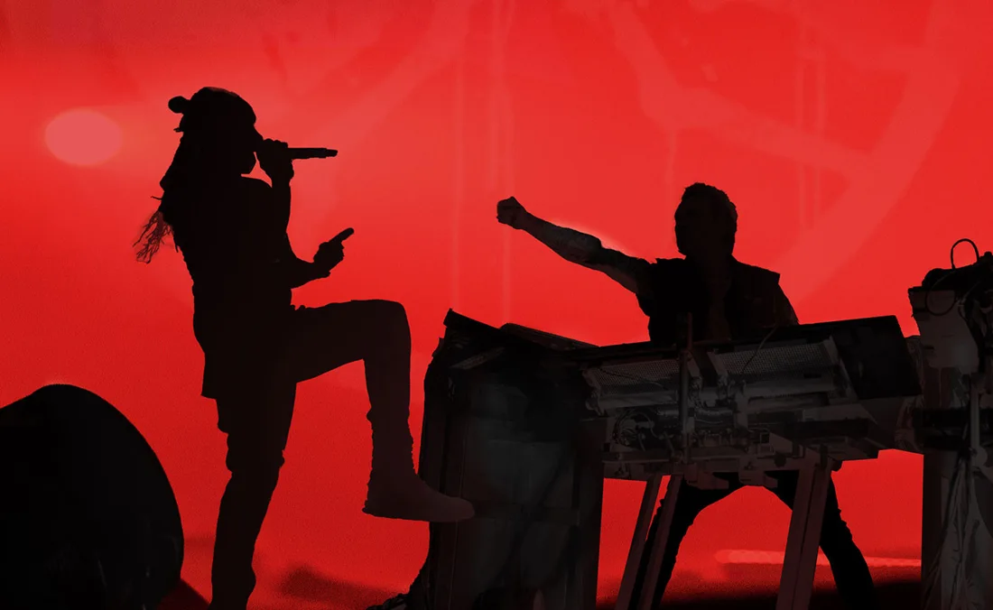 The Prodigy performing live